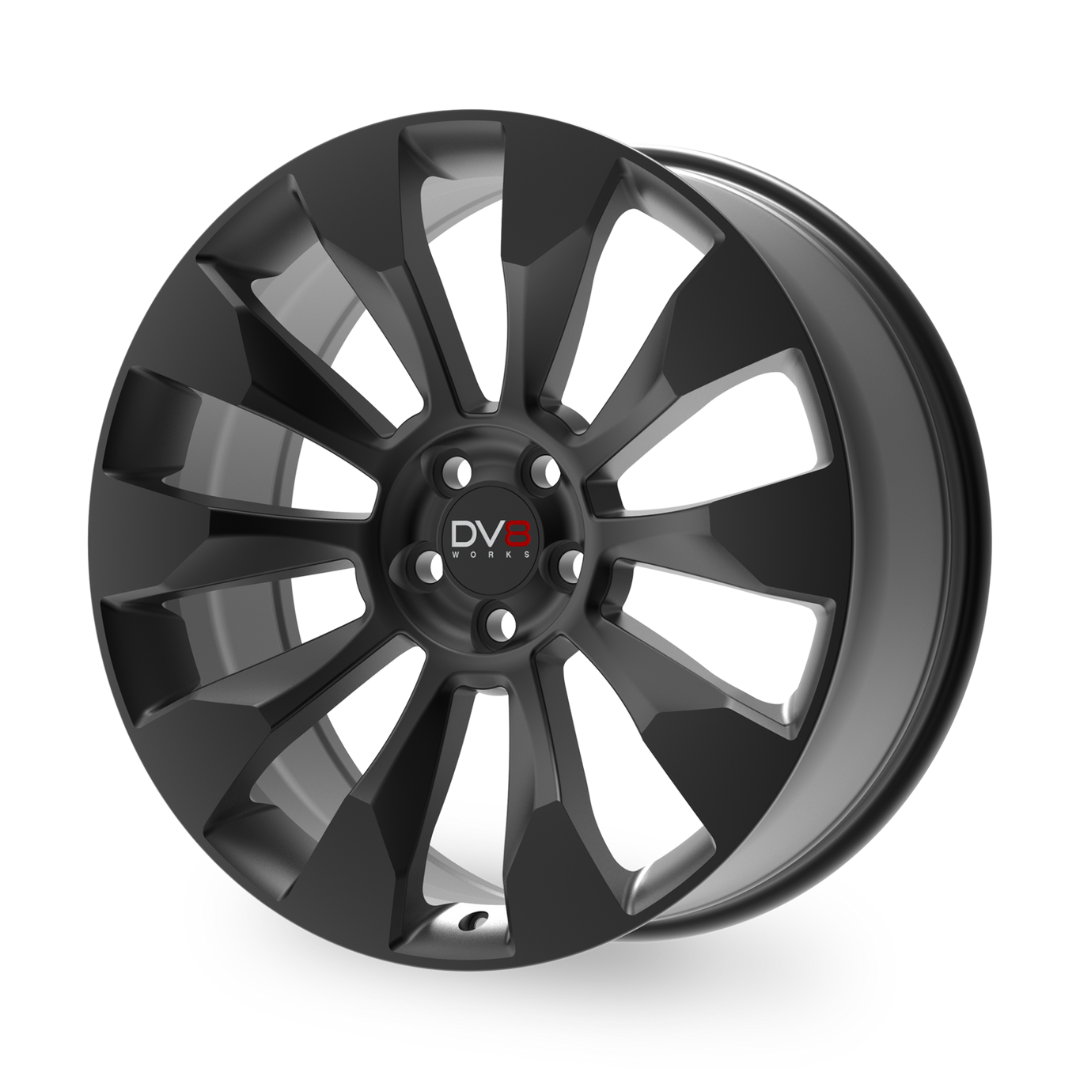 DV8 Works Expedition Alloy Wheel 22" x 9" ET35 Black (Set of 4)
