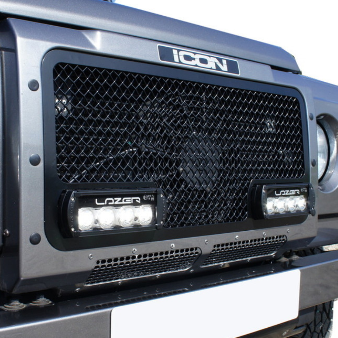 Zunsport Defender Upper Grille with Lazer Lamps ST4 Lights