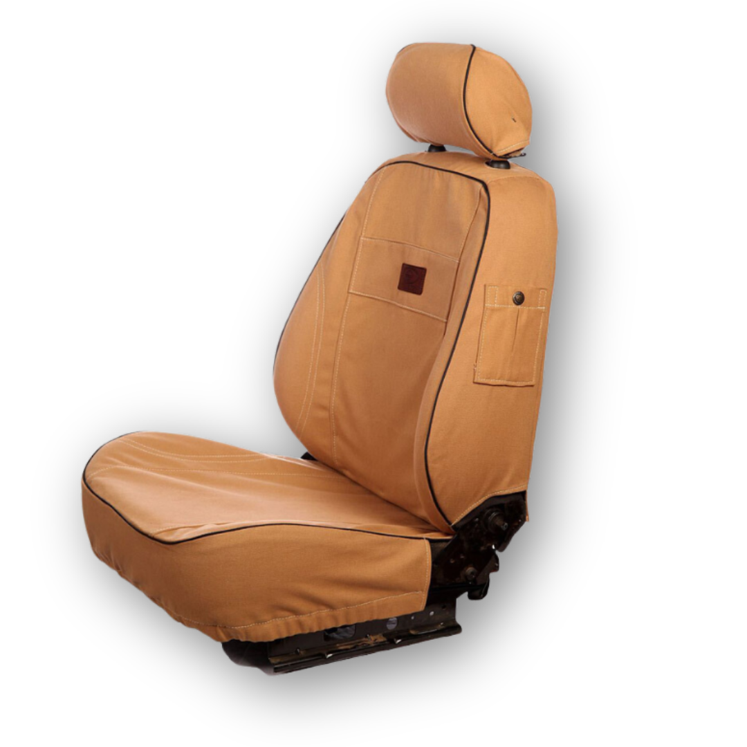 Melvill & Moon canvas seat covers - defender 110 station wagon