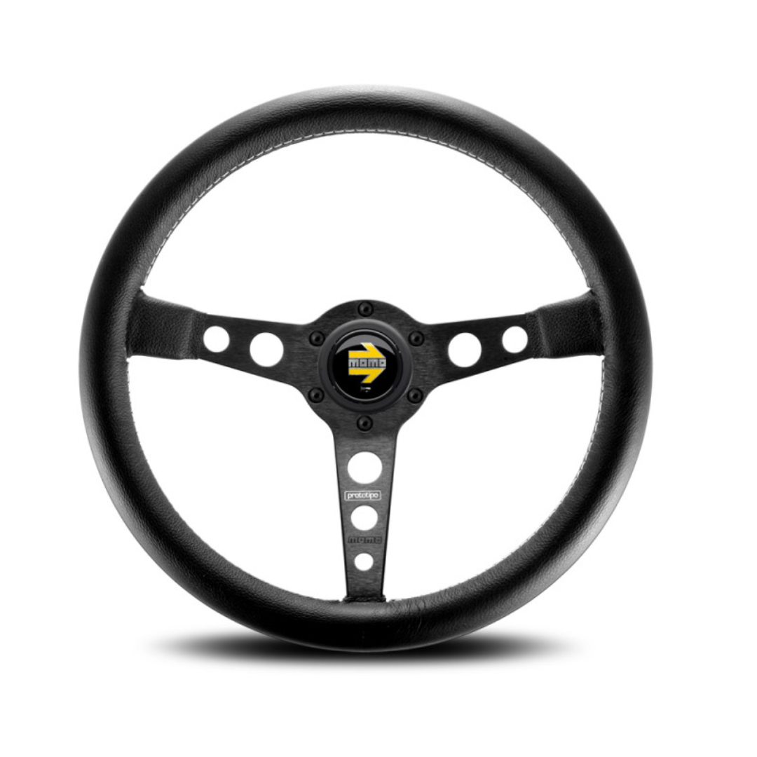 MOMO Prototipo steering wheel - Black Leather 350mm