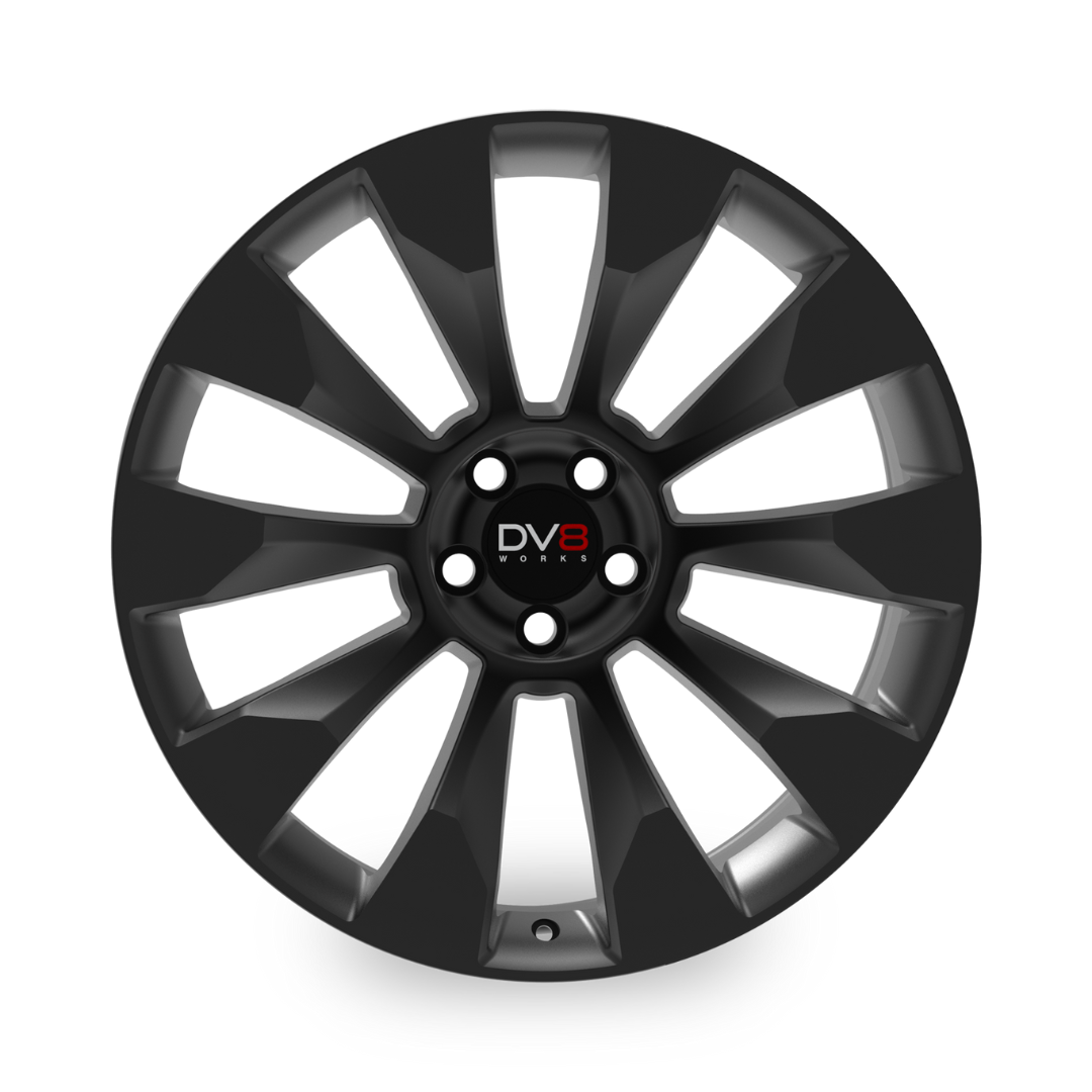 DV8 Works Expedition Alloy Wheel 22" x 9" ET35 Black (Set of 4)