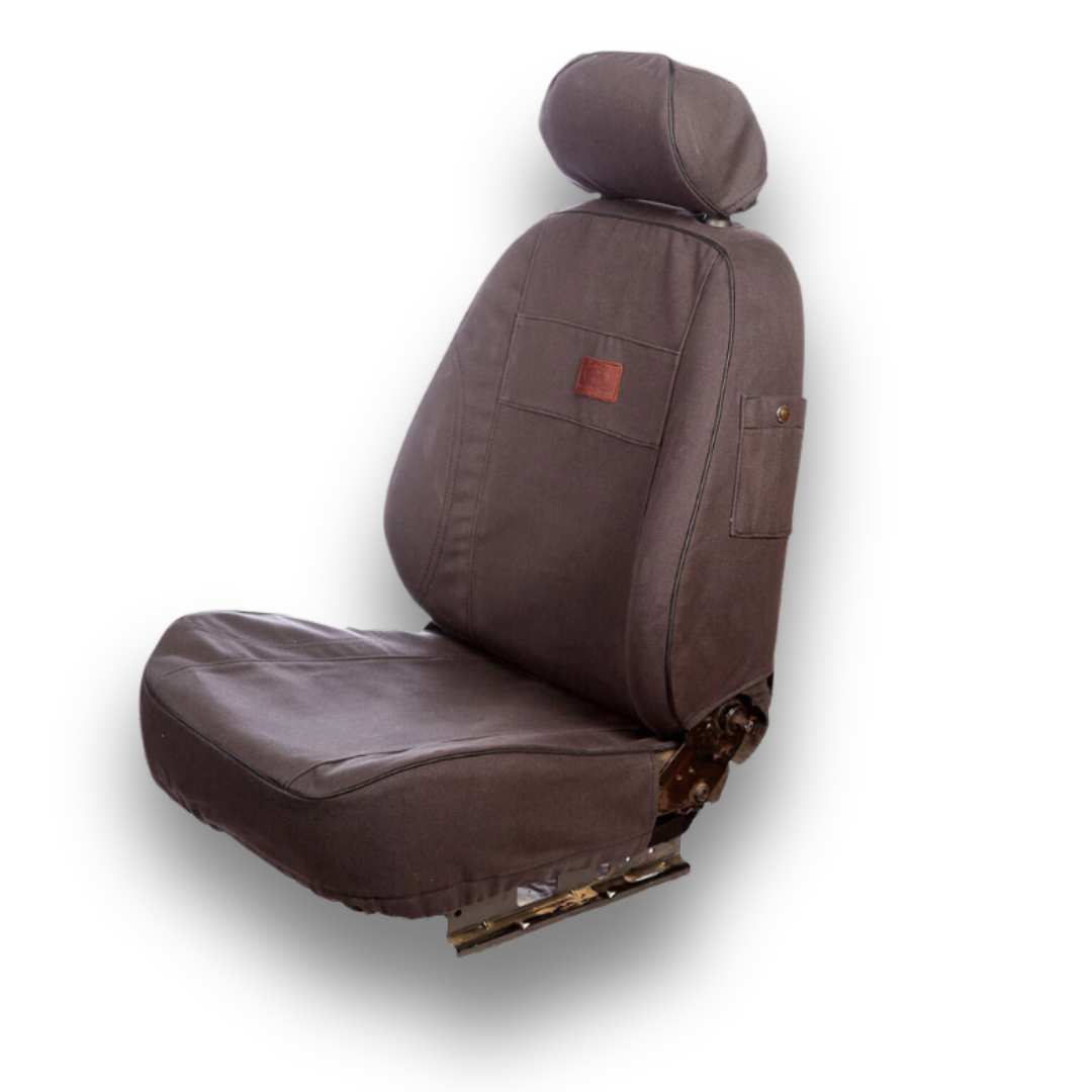 Melvill & Moon canvas seat covers - defender 110 station wagon