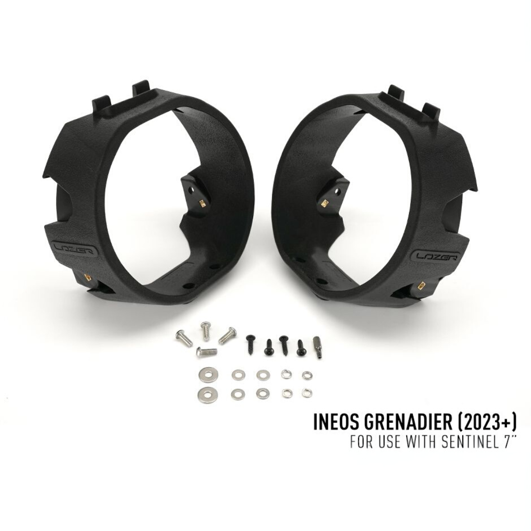 INEOS Grenadier Lazer Grille Integration Kit – Sentinel 7” Elite LED Lights