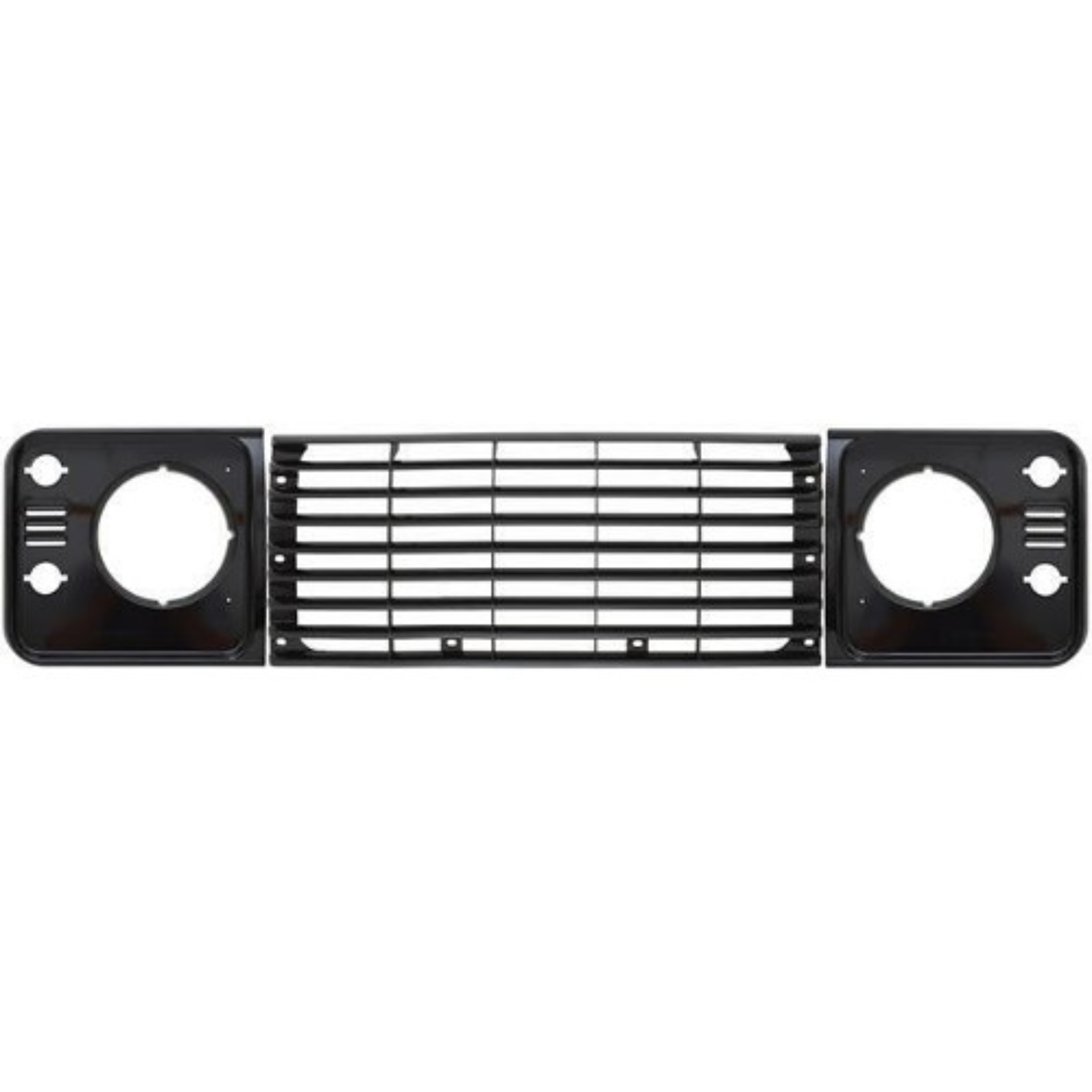 Gloss Black Headlamp Surround &amp; Radiator Grille
