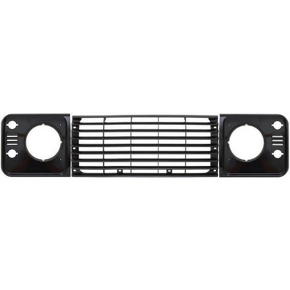 Gloss Black Headlamp Surround &amp; Radiator Grille