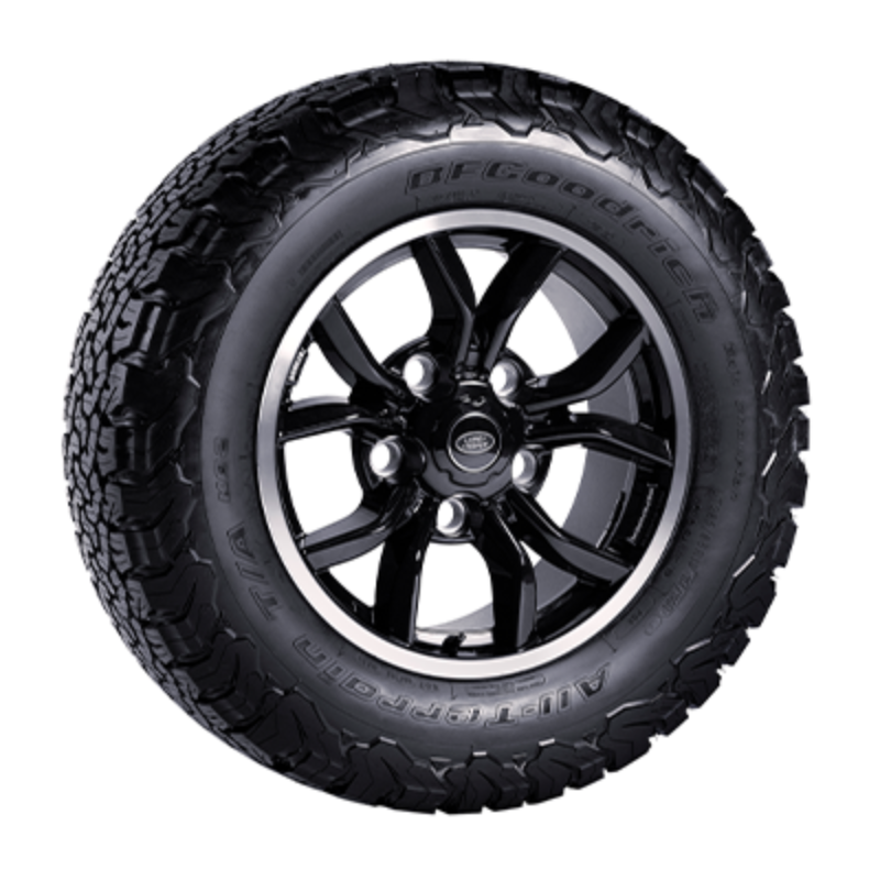 BOWLER 18" Defender Road Alloy Wheel - Gloss Black with Machined Edge