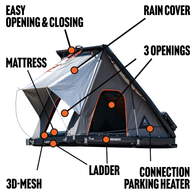 Alu-Cab Rooftop Tent Gen 3-R