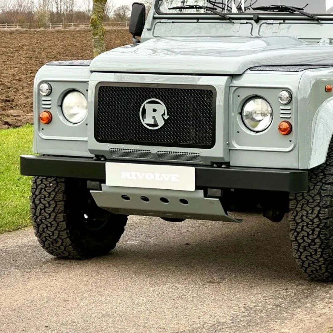 Defender Steering Guard Heavy Duty 8mm Aluminium RHD