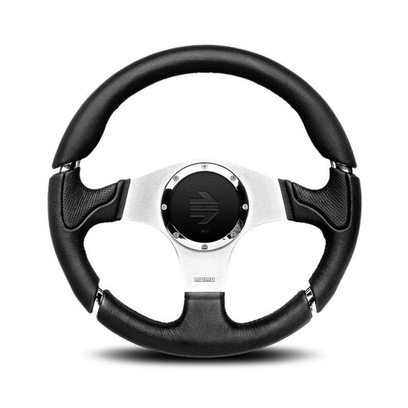 MOMO Millenium steering wheel - Black Leather 350mm