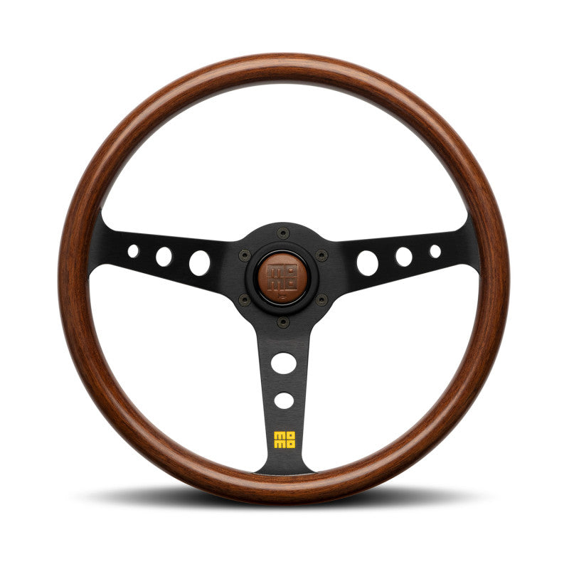 MOMO MOD.07 Heritage Wood Steering Wheel — Mahogany Wood 350 mm