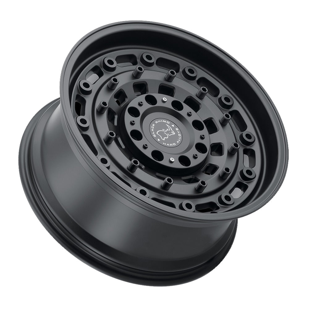 18&quot; x 8&quot; Black Rhino Arsenal Alloy - Black - 6X130 ET38 - set of 4