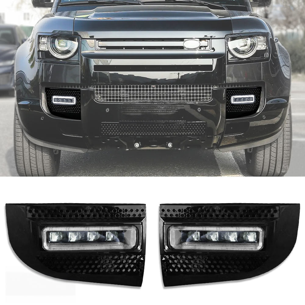 Defender L663 Triple DRL Fog Lights