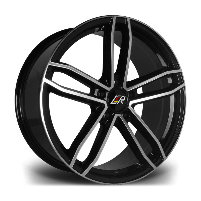 LMR RAVE Black Polished Alloy Wheels 20&quot; (Set of 4)