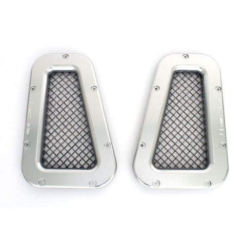 Optimill Defender Wing Top Vents Silver with Silver Mesh