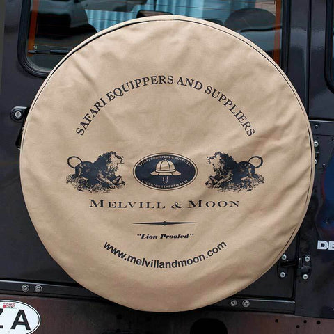 Melvill & Moon sand canvas spare wheel cover